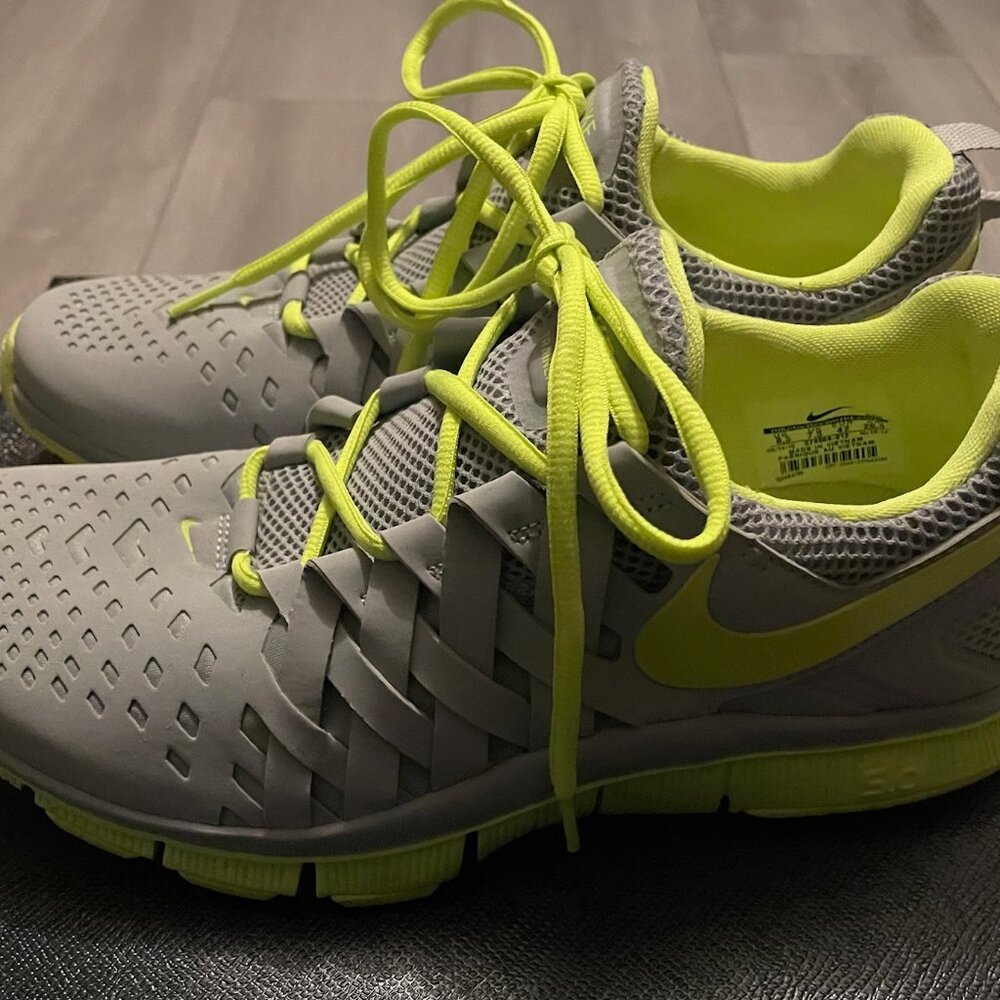 Nike Free Trainer Men's Sneakers US Size 8.5 Grey/Green